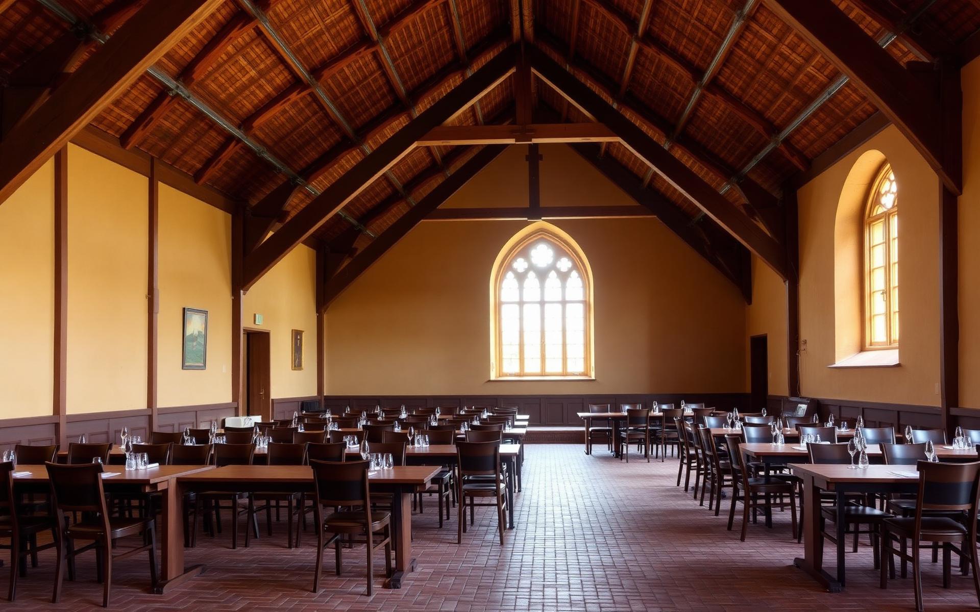 Interieur van de gerestaureerde Korootkapel in Brakel